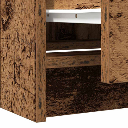 vidaXL TV Cabinet Old Wood 40x35x54 cm Engineered Wood