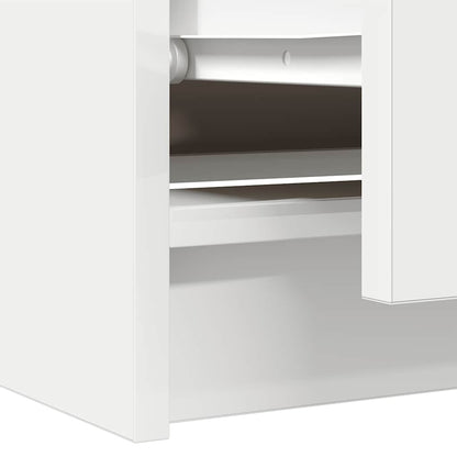 vidaXL TV Cabinet White 60x35x54 cm Engineered Wood