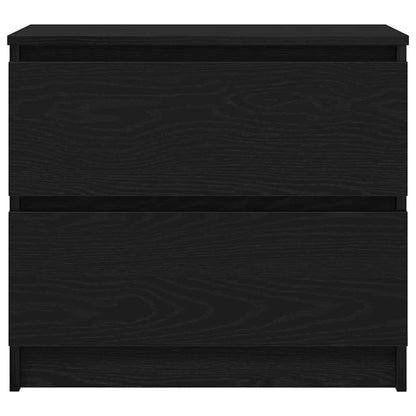 vidaXL TV Cabinet Black 60x35x54 cm Engineered Wood