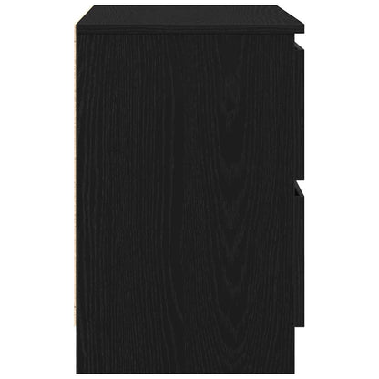 vidaXL TV Cabinet Black 60x35x54 cm Engineered Wood