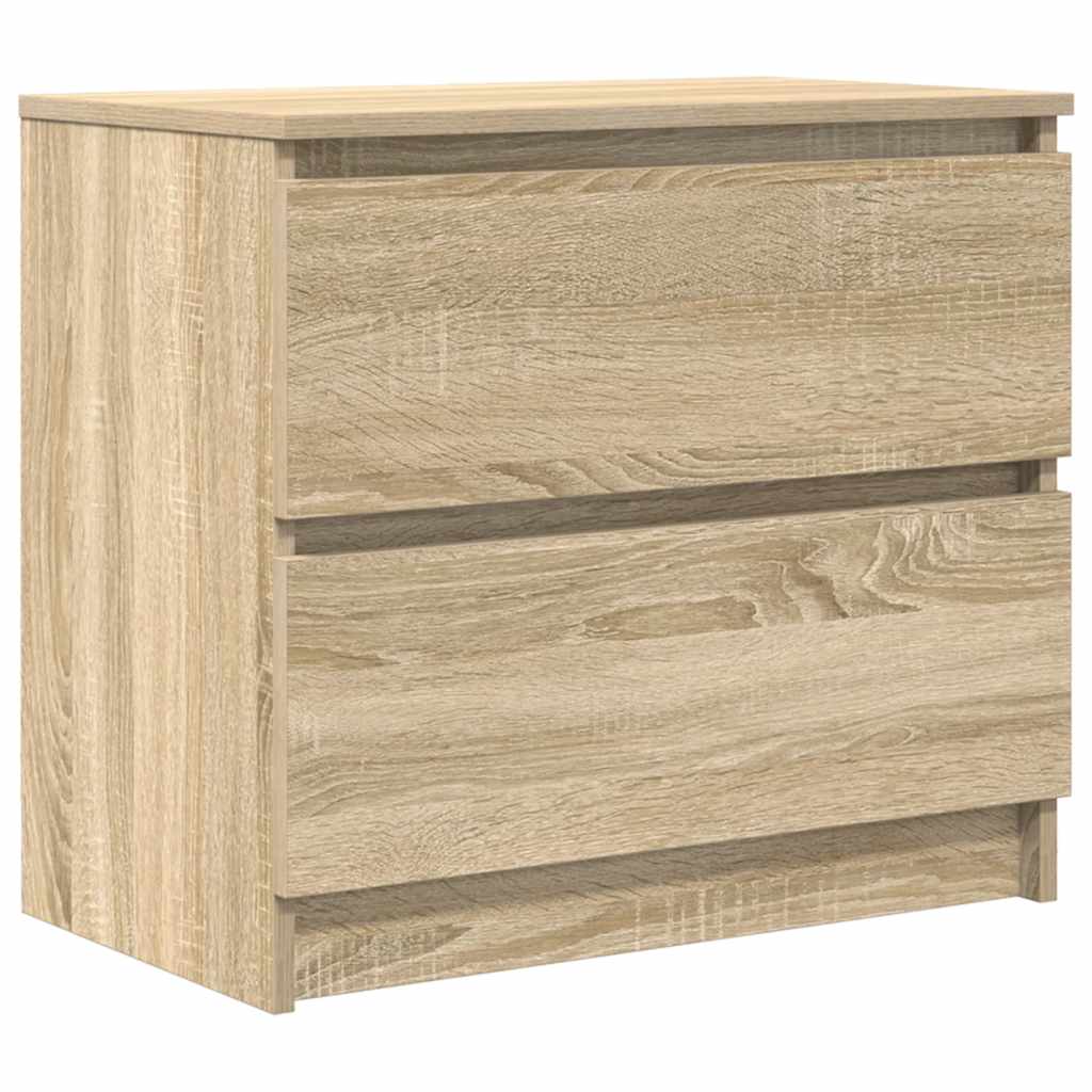 vidaXL TV Cabinet Sonoma Oak 60x35x54 cm Engineered Wood