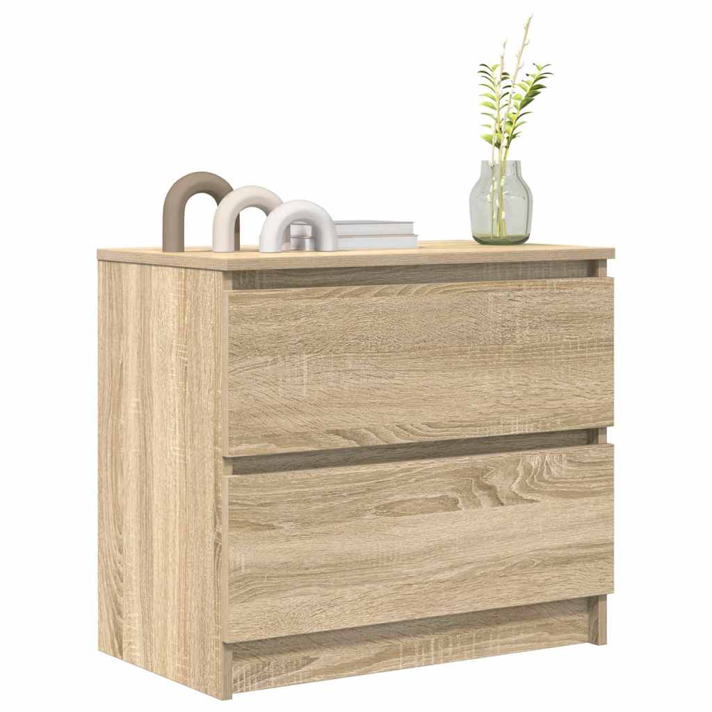 vidaXL TV Cabinet Sonoma Oak 60x35x54 cm Engineered Wood