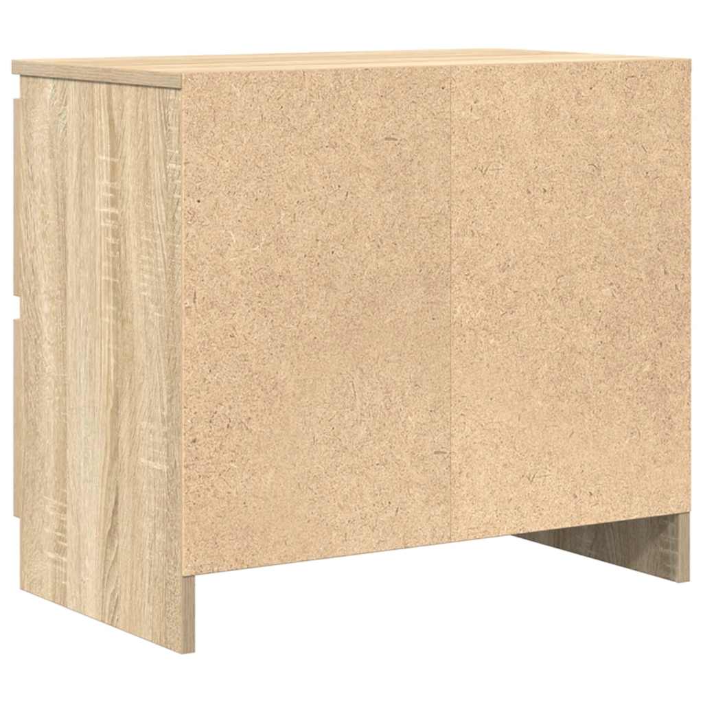 vidaXL TV Cabinet Sonoma Oak 60x35x54 cm Engineered Wood