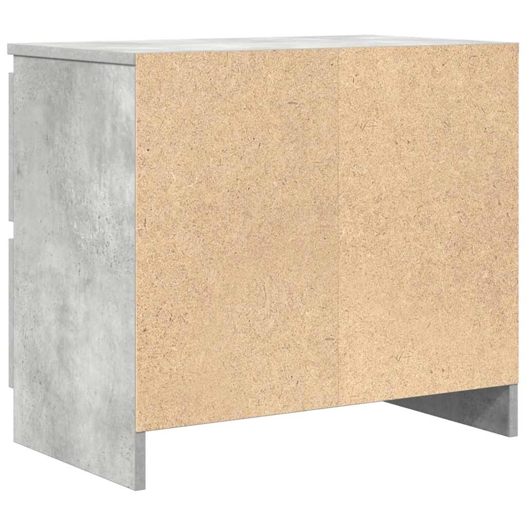 vidaXL TV Cabinet Concrete Grey 60x35x54 cm Engineered Wood