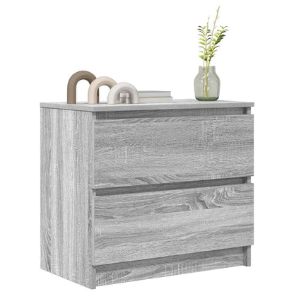 vidaXL TV Cabinet Grey Sonoma 60x35x54 cm Engineered Wood