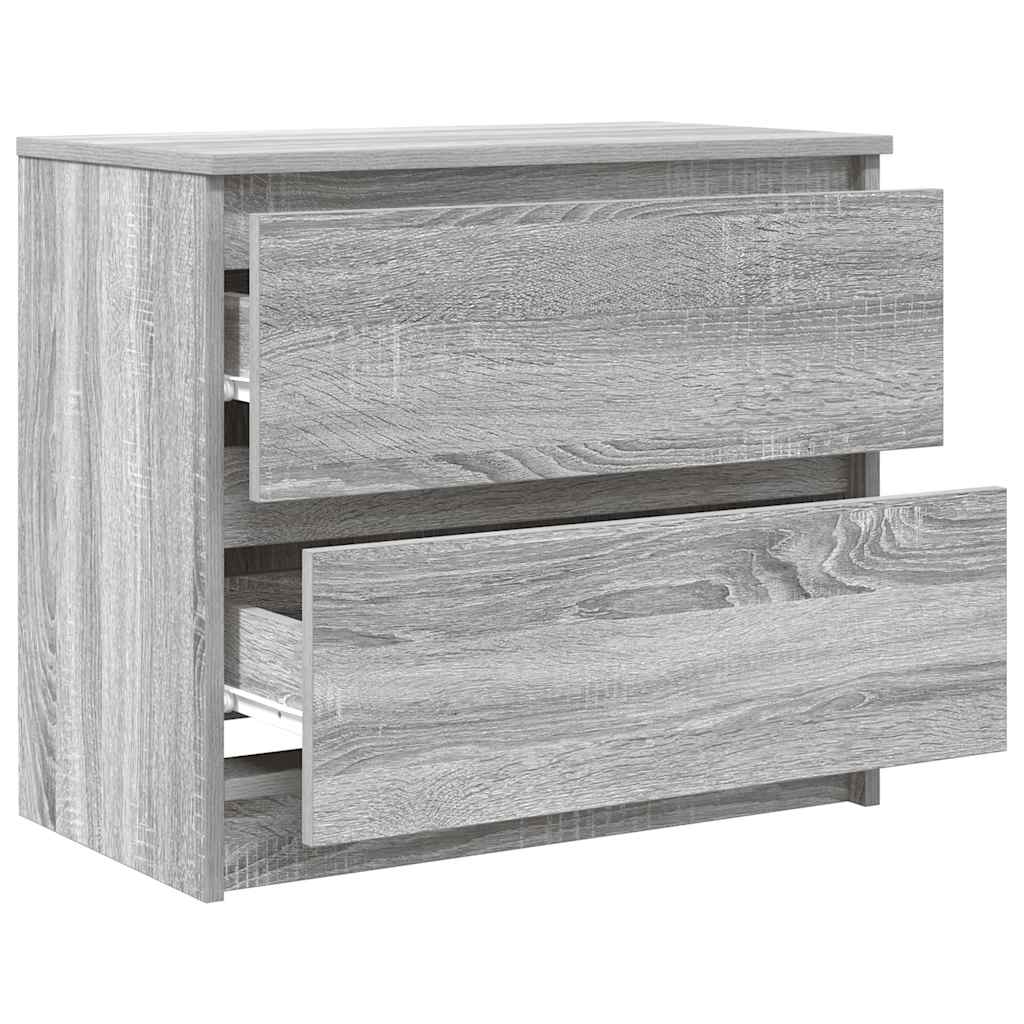 vidaXL TV Cabinet Grey Sonoma 60x35x54 cm Engineered Wood