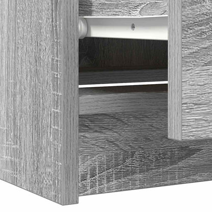 vidaXL TV Cabinet Grey Sonoma 60x35x54 cm Engineered Wood