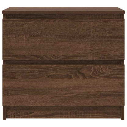 vidaXL TV Cabinet Brown Oak 60x35x54 cm Engineered Wood
