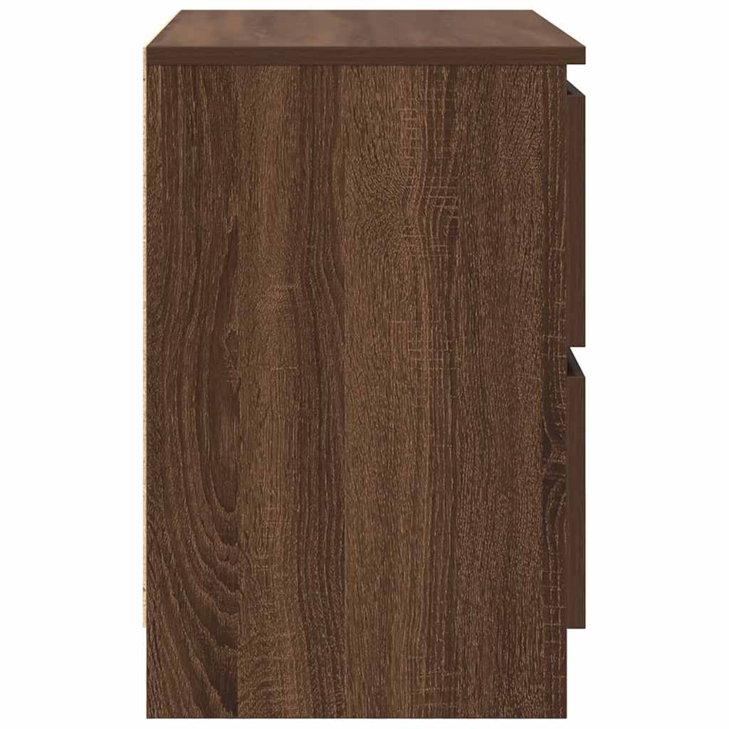 vidaXL TV Cabinet Brown Oak 60x35x54 cm Engineered Wood