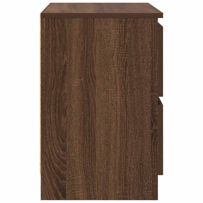 vidaXL TV Cabinet Brown Oak 60x35x54 cm Engineered Wood