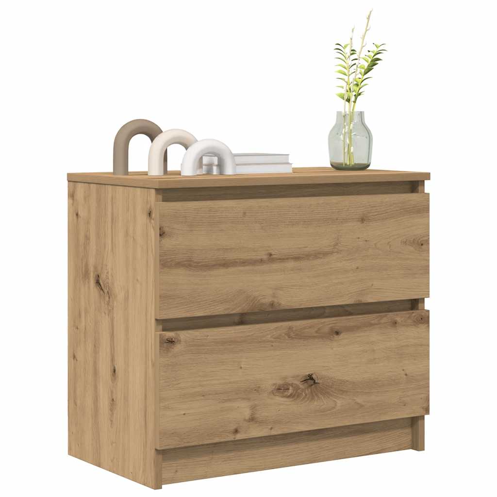 vidaXL TV Cabinet Artisan Oak 60x35x54 cm Engineered Wood