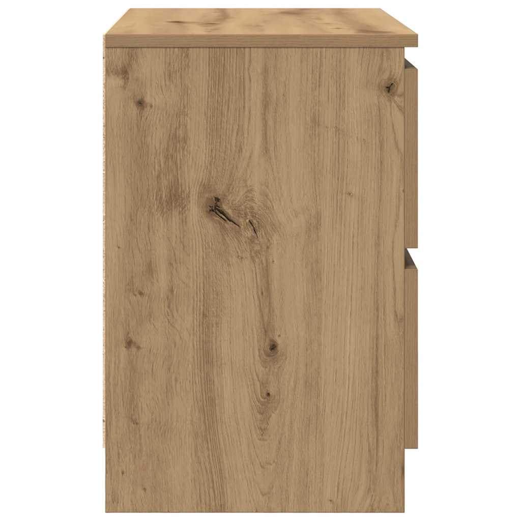 vidaXL TV Cabinet Artisan Oak 60x35x54 cm Engineered Wood