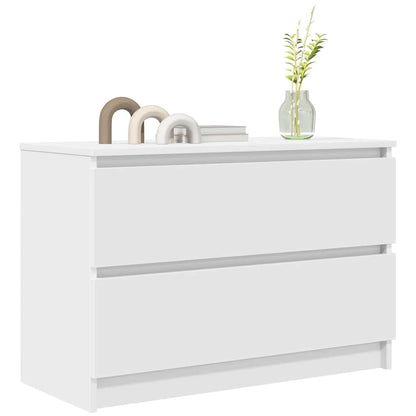 vidaXL TV Cabinet White 80x35x54 cm Engineered Wood