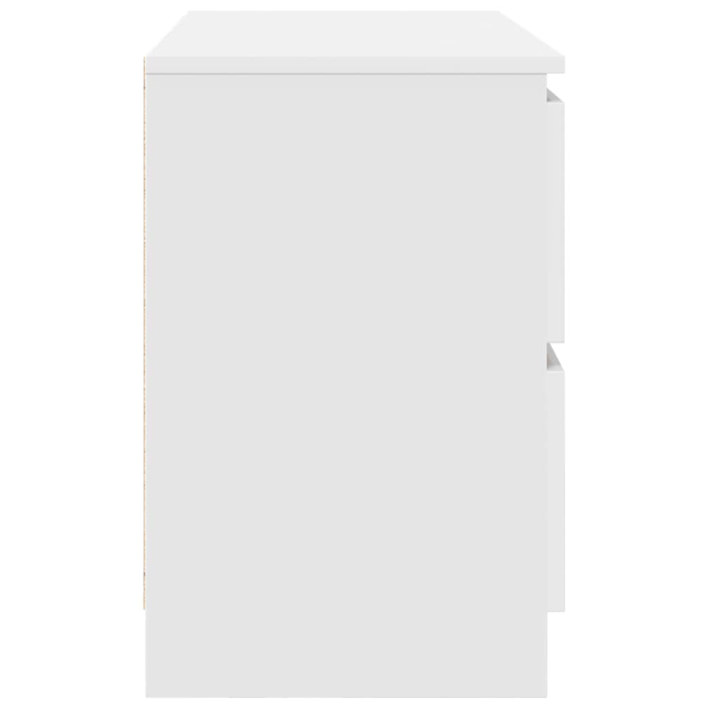 vidaXL TV Cabinet White 80x35x54 cm Engineered Wood