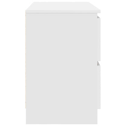 vidaXL TV Cabinet White 80x35x54 cm Engineered Wood