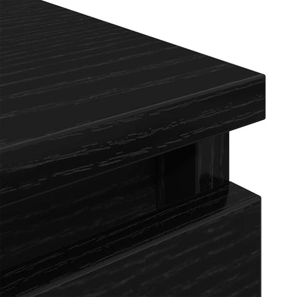 vidaXL TV Cabinet Black 80x35x54 cm Engineered Wood