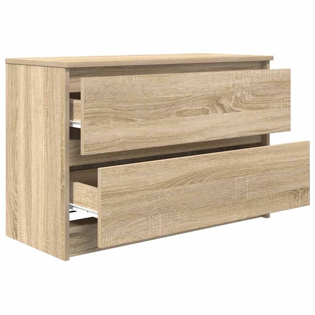 vidaXL TV Cabinet Sonoma Oak 80x35x54 cm Engineered Wood