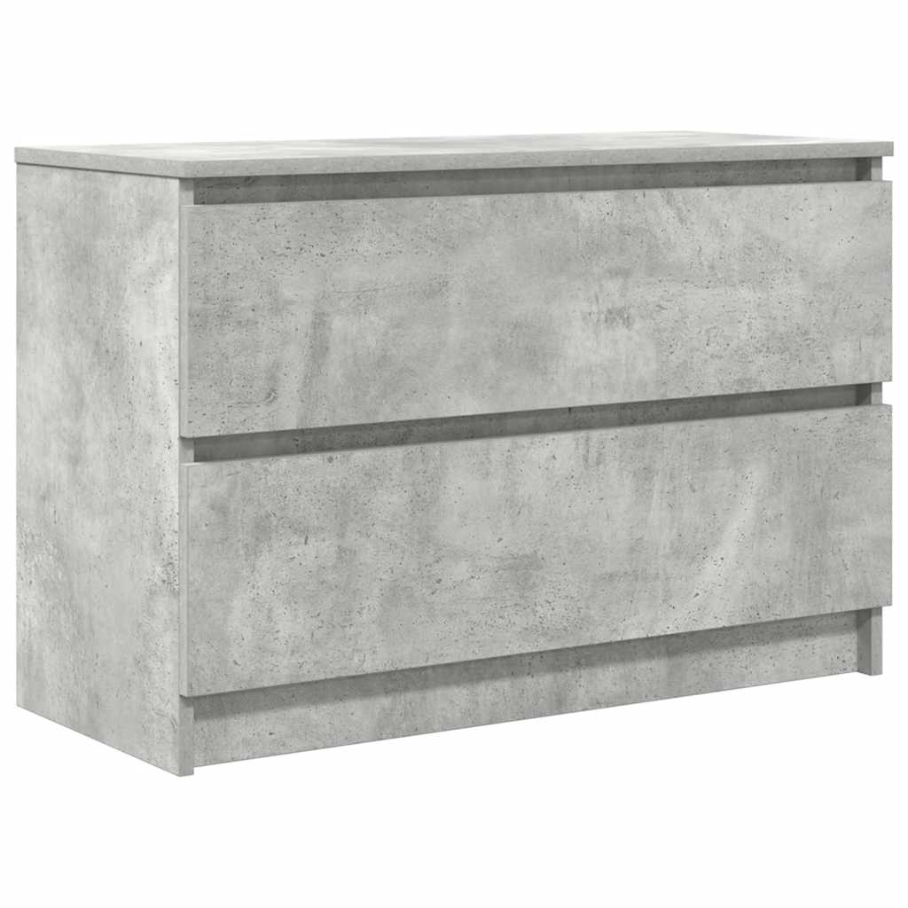 vidaXL TV Cabinet Concrete Grey 80x35x54 cm Engineered Wood
