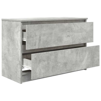 vidaXL TV Cabinet Concrete Grey 80x35x54 cm Engineered Wood