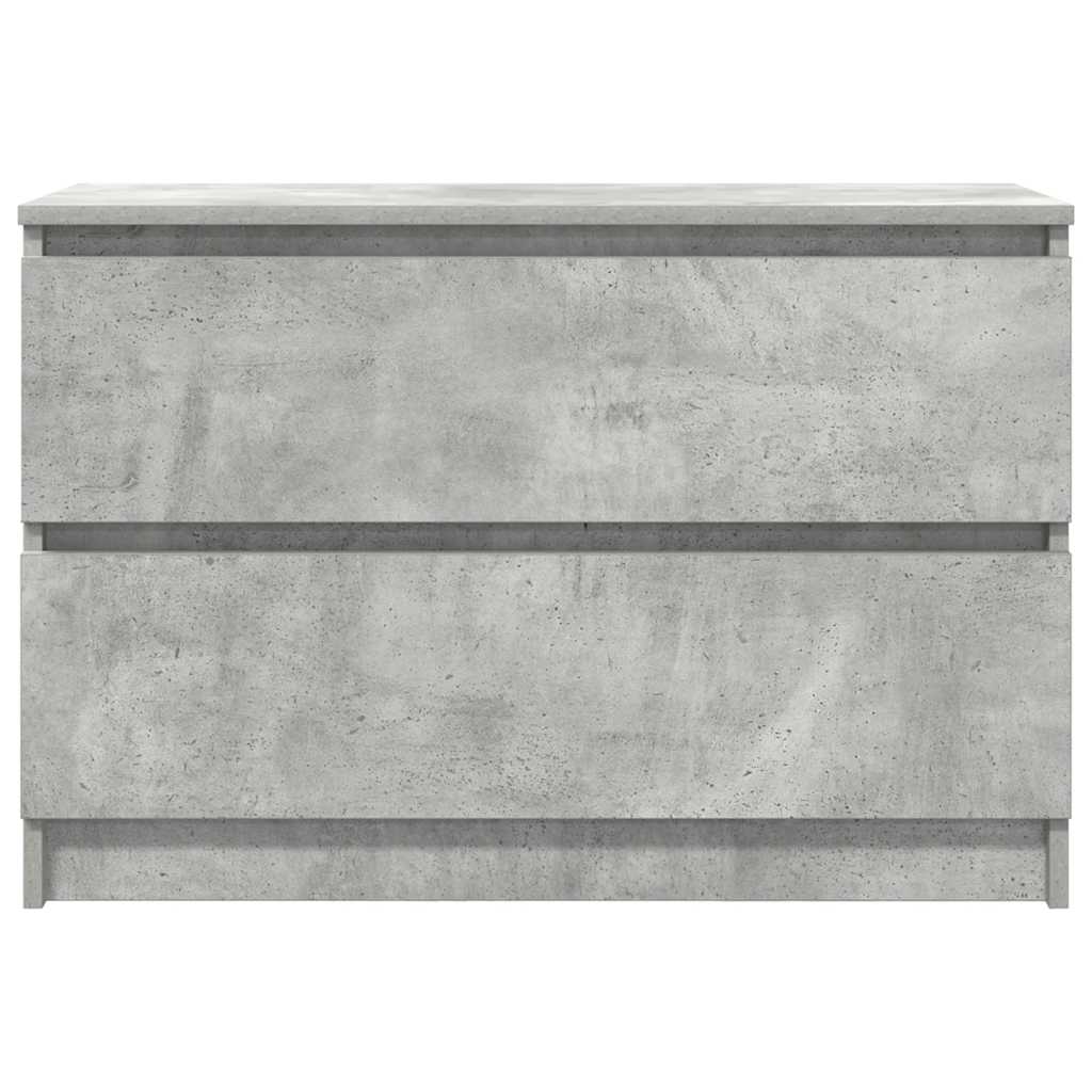 vidaXL TV Cabinet Concrete Grey 80x35x54 cm Engineered Wood