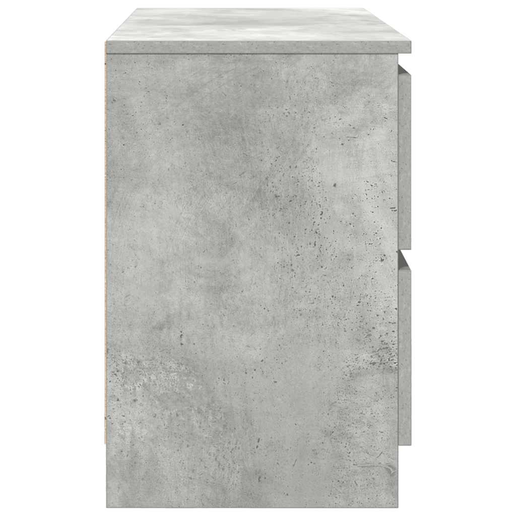 vidaXL TV Cabinet Concrete Grey 80x35x54 cm Engineered Wood