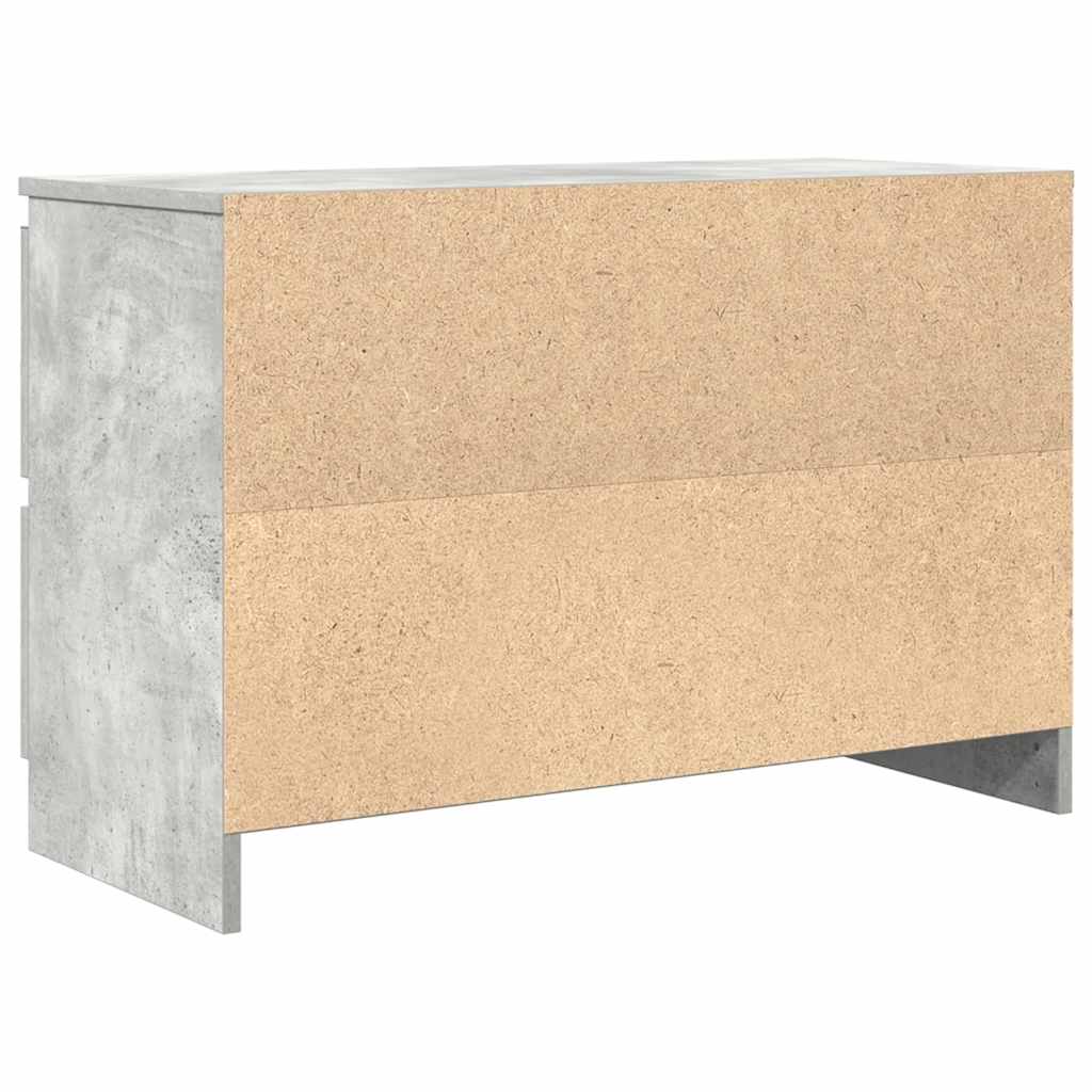 vidaXL TV Cabinet Concrete Grey 80x35x54 cm Engineered Wood