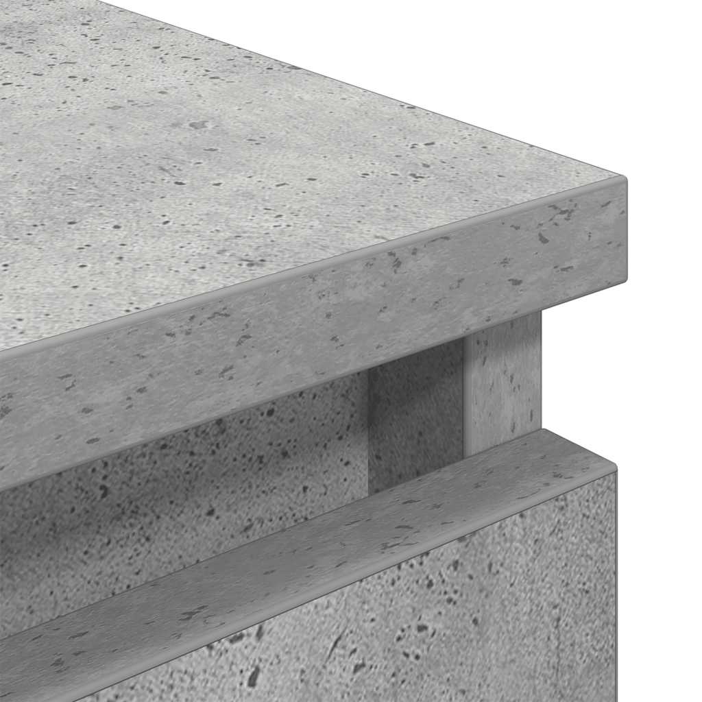 vidaXL TV Cabinet Concrete Grey 80x35x54 cm Engineered Wood