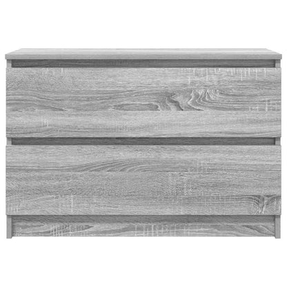 vidaXL TV Cabinet Grey Sonoma 80x35x54 cm Engineered Wood