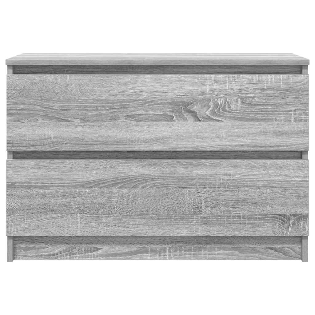 vidaXL TV Cabinet Grey Sonoma 80x35x54 cm Engineered Wood