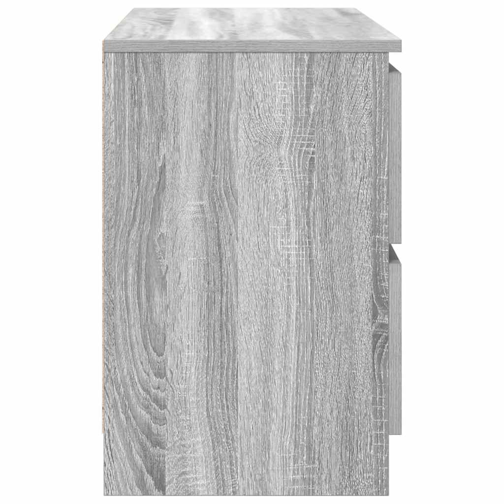 vidaXL TV Cabinet Grey Sonoma 80x35x54 cm Engineered Wood