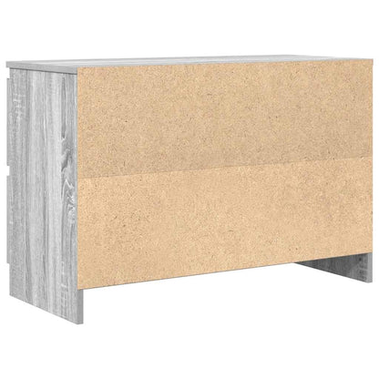 vidaXL TV Cabinet Grey Sonoma 80x35x54 cm Engineered Wood