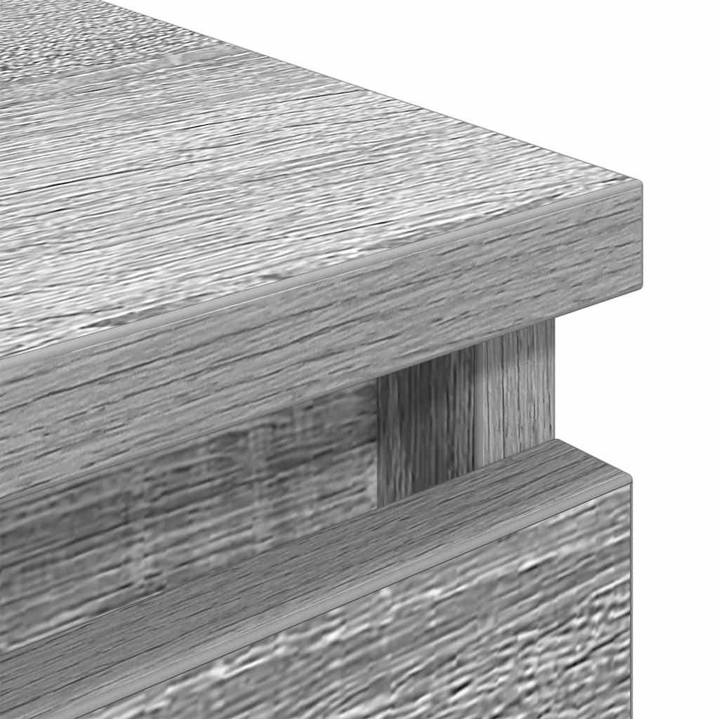 vidaXL TV Cabinet Grey Sonoma 80x35x54 cm Engineered Wood