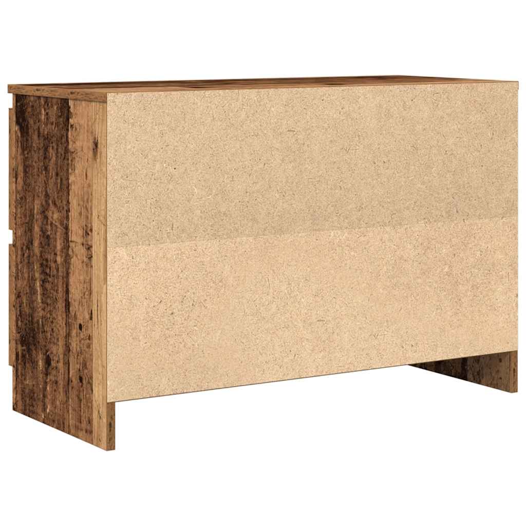 vidaXL TV Cabinet Old Wood 80x35x54 cm Engineered Wood