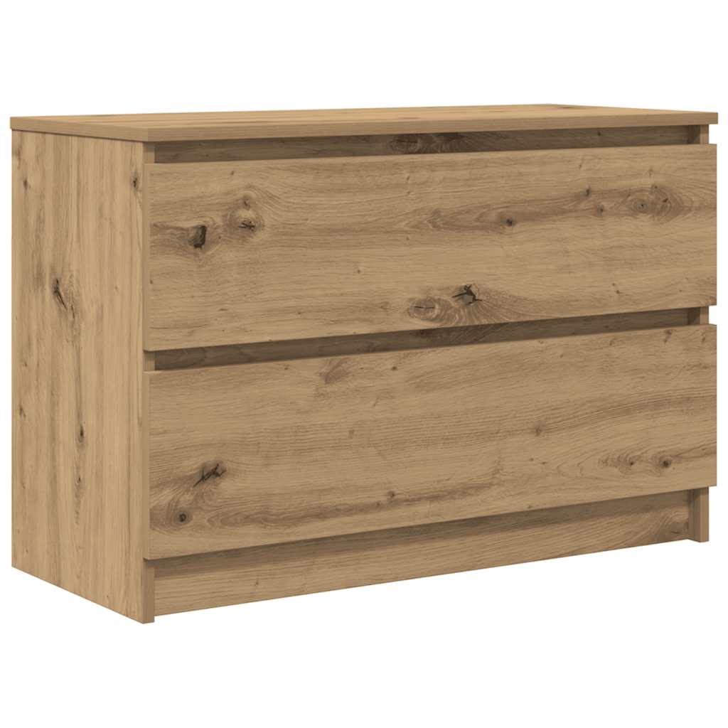 vidaXL TV Cabinet Artisan Oak 80x35x54 cm Engineered Wood
