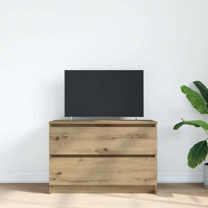 vidaXL TV Cabinet Artisan Oak 80x35x54 cm Engineered Wood