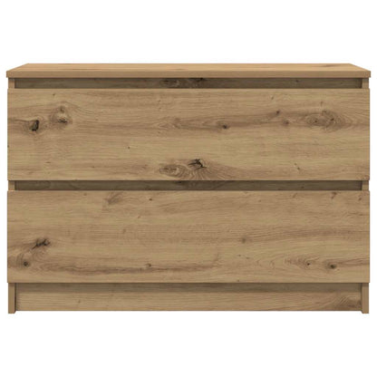 vidaXL TV Cabinet Artisan Oak 80x35x54 cm Engineered Wood