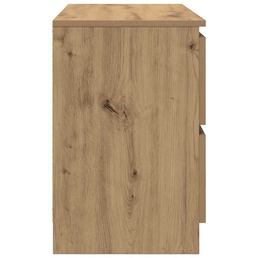 vidaXL TV Cabinet Artisan Oak 80x35x54 cm Engineered Wood