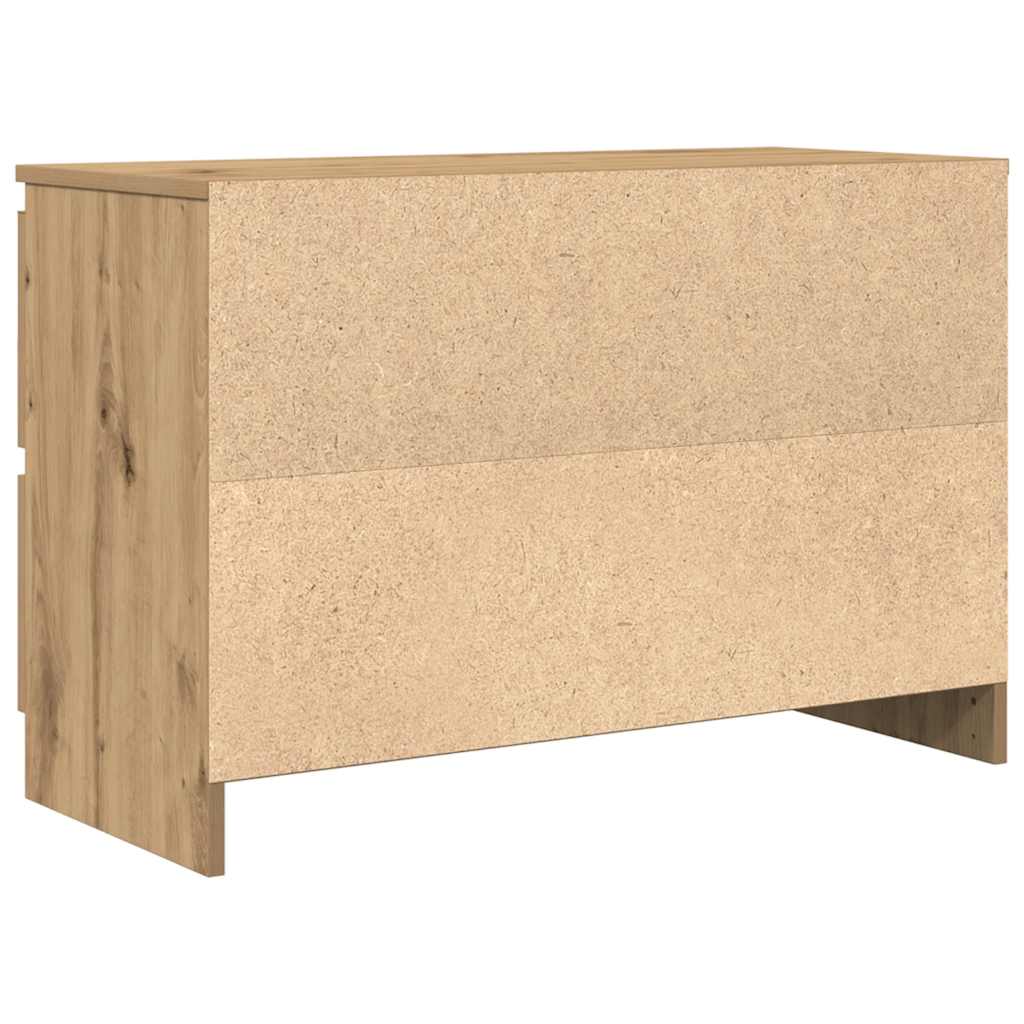 vidaXL TV Cabinet Artisan Oak 80x35x54 cm Engineered Wood
