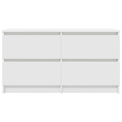 vidaXL TV Cabinet White 100x35x54 cm Engineered Wood