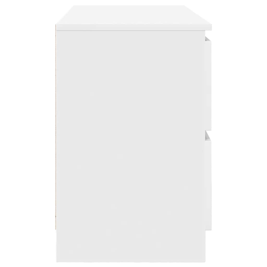 vidaXL TV Cabinet White 100x35x54 cm Engineered Wood
