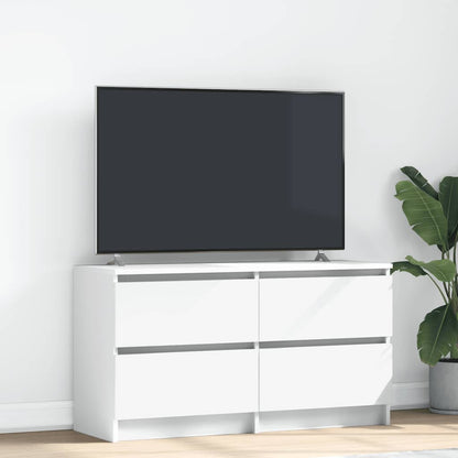 vidaXL TV Cabinet White 100x35x54 cm Engineered Wood