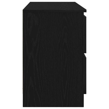 vidaXL TV Cabinet Black 100x35x54 cm Engineered Wood