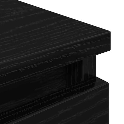 vidaXL TV Cabinet Black 100x35x54 cm Engineered Wood