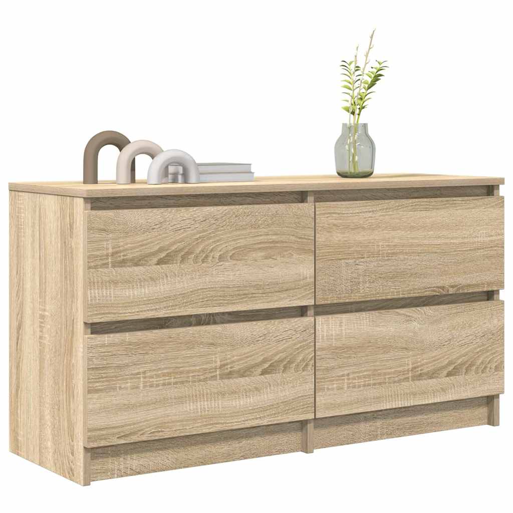 vidaXL TV Cabinet Sonoma Oak 100x35x54 cm Engineered Wood