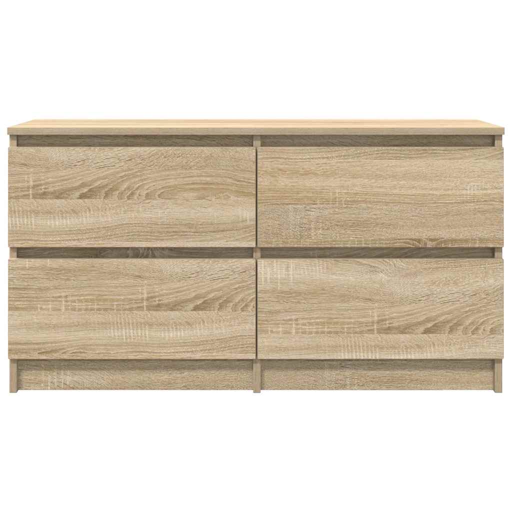 vidaXL TV Cabinet Sonoma Oak 100x35x54 cm Engineered Wood