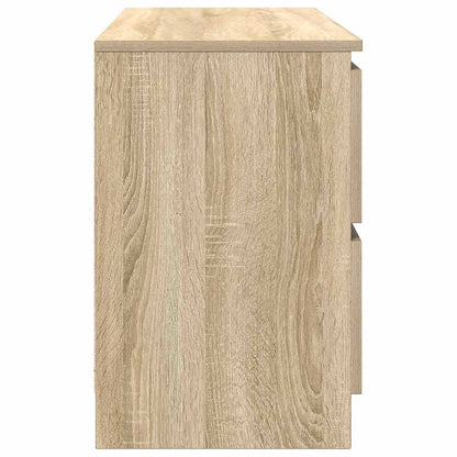 vidaXL TV Cabinet Sonoma Oak 100x35x54 cm Engineered Wood
