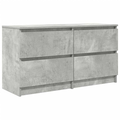 vidaXL TV Cabinet Concrete Grey 100x35x54 cm Engineered Wood