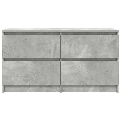 vidaXL TV Cabinet Concrete Grey 100x35x54 cm Engineered Wood