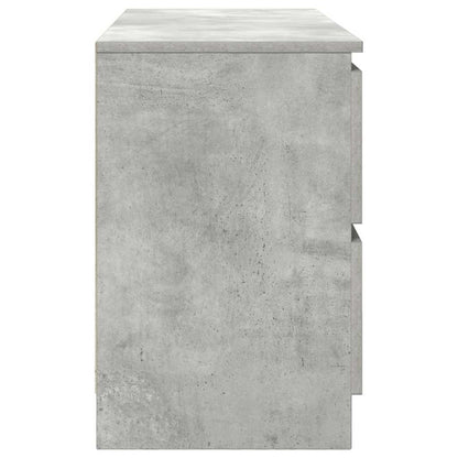 vidaXL TV Cabinet Concrete Grey 100x35x54 cm Engineered Wood