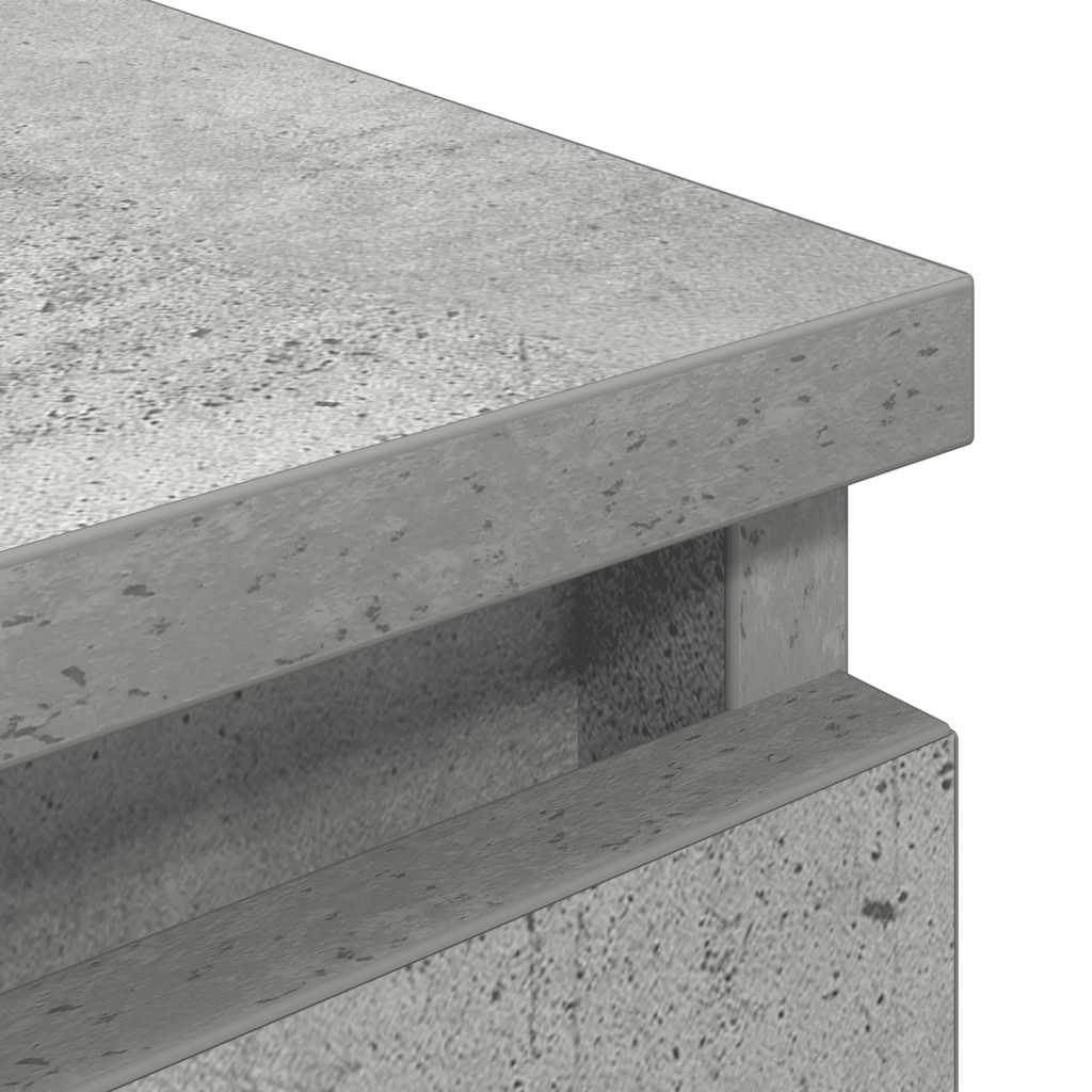 vidaXL TV Cabinet Concrete Grey 100x35x54 cm Engineered Wood